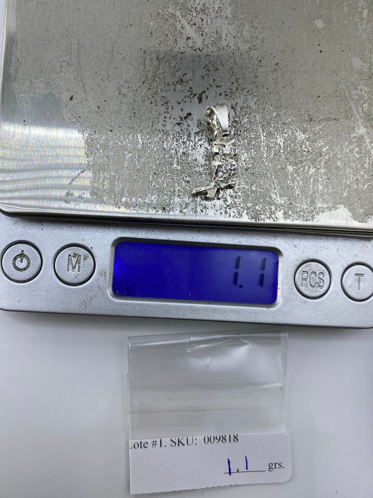 Dije Búho de Plata con Micro-Circonia — Taxco 925 — foto 6