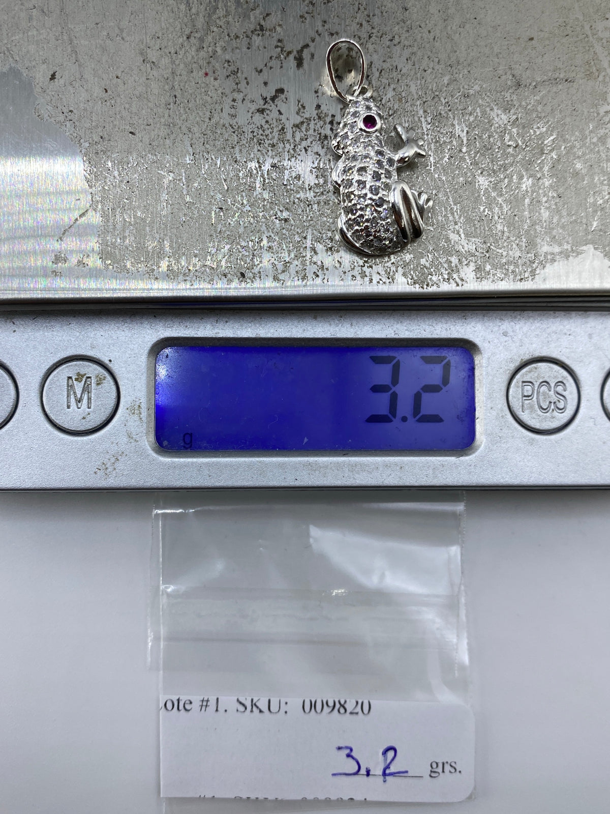 Dije de Sapo Plata 925 Micro-Circonia — Taxco — foto 6