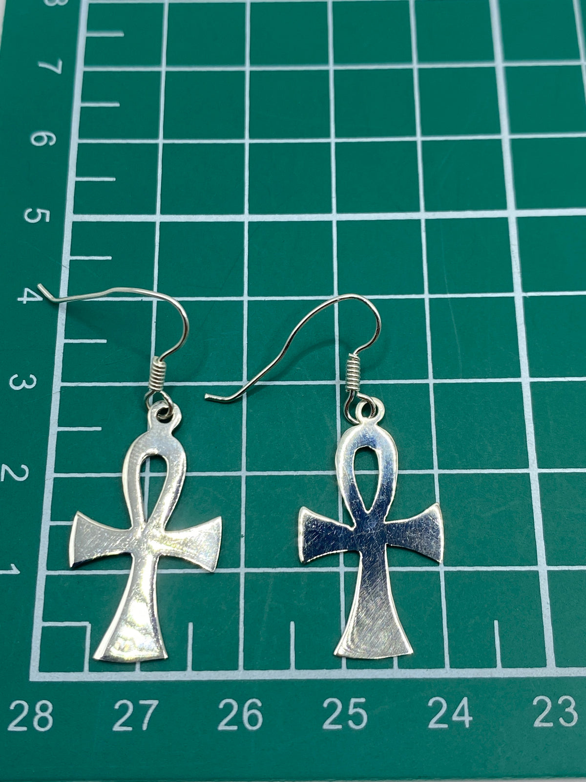 Aretes Ankh Plata Calado — Taxco 925 — foto 6