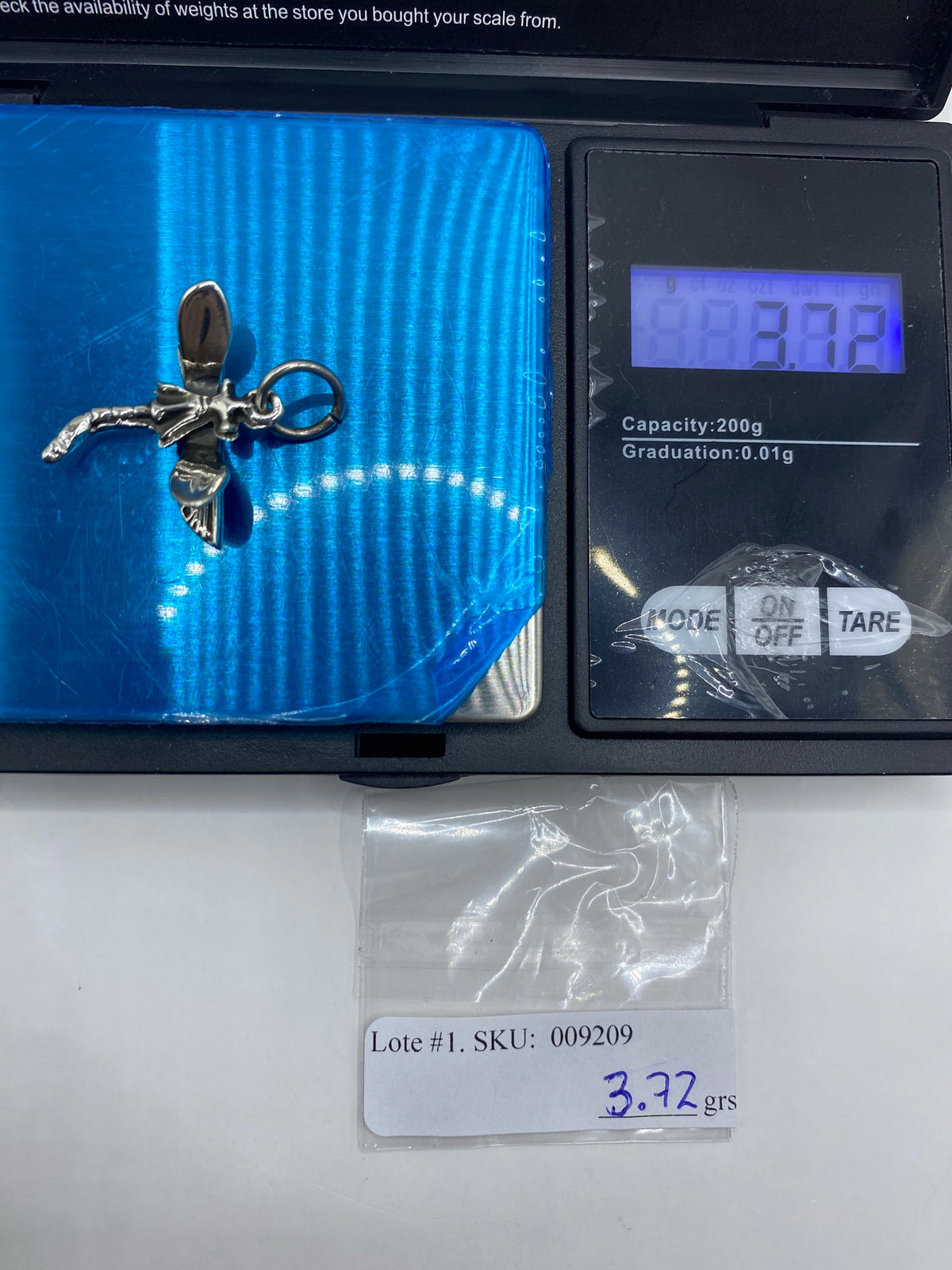 Dije de Plata Libélula — Taxco 925 Sin Cadena — foto 6