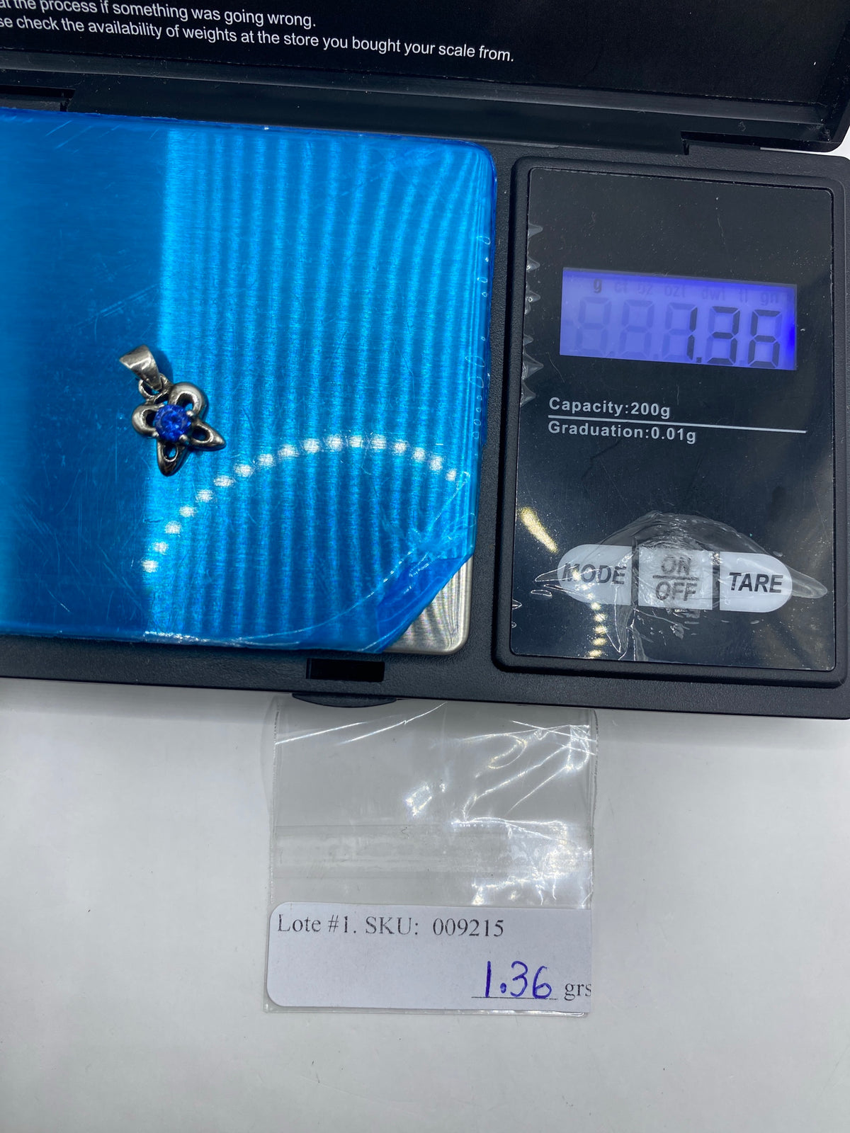 Dije Mariposa de Plata con Circonia Azul — Taxco 925 — foto 6