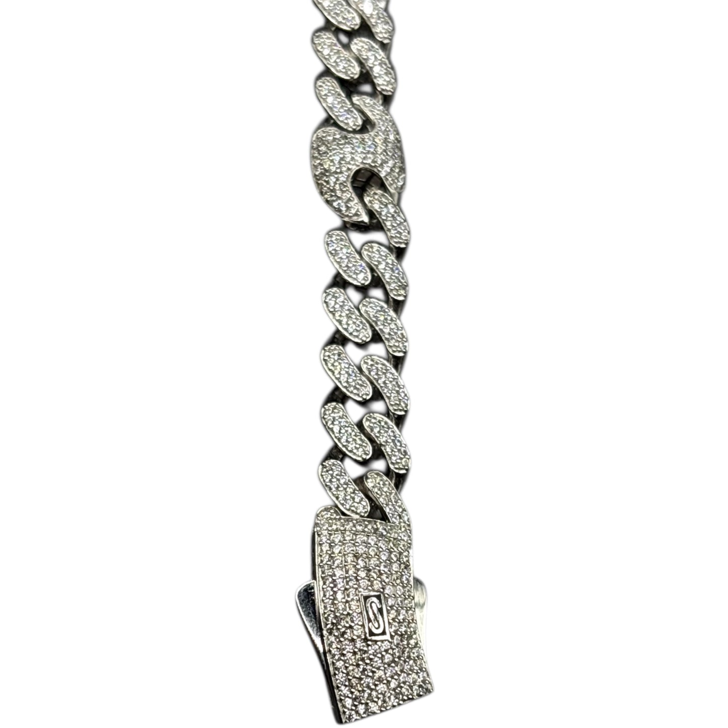 Pulso Mocaco Chain Plata .925, sello de autenticidad Plata Ley .925
