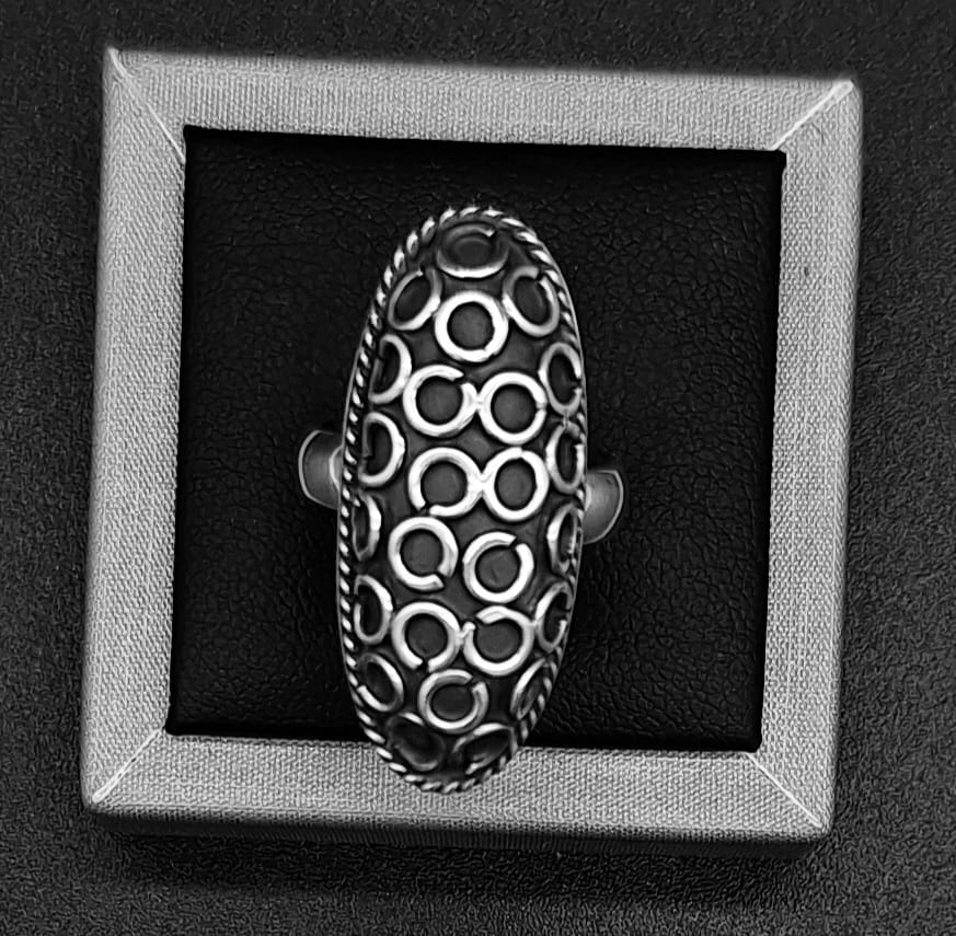 Anillo Plata Ley 925 ,vintage, sello de autenticidad Plata Ley .925