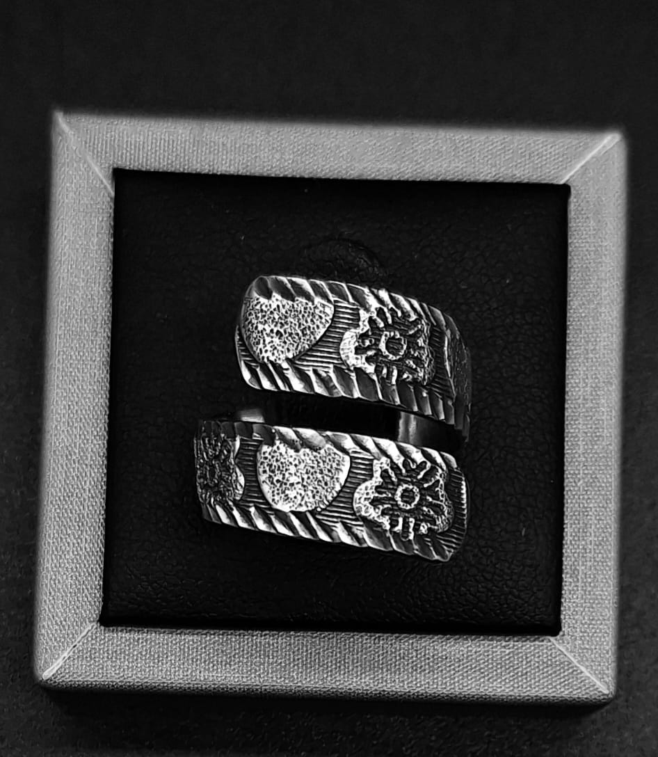Anillo Plata Ley 925, Vintage, sello de autenticidad Plata Ley .925