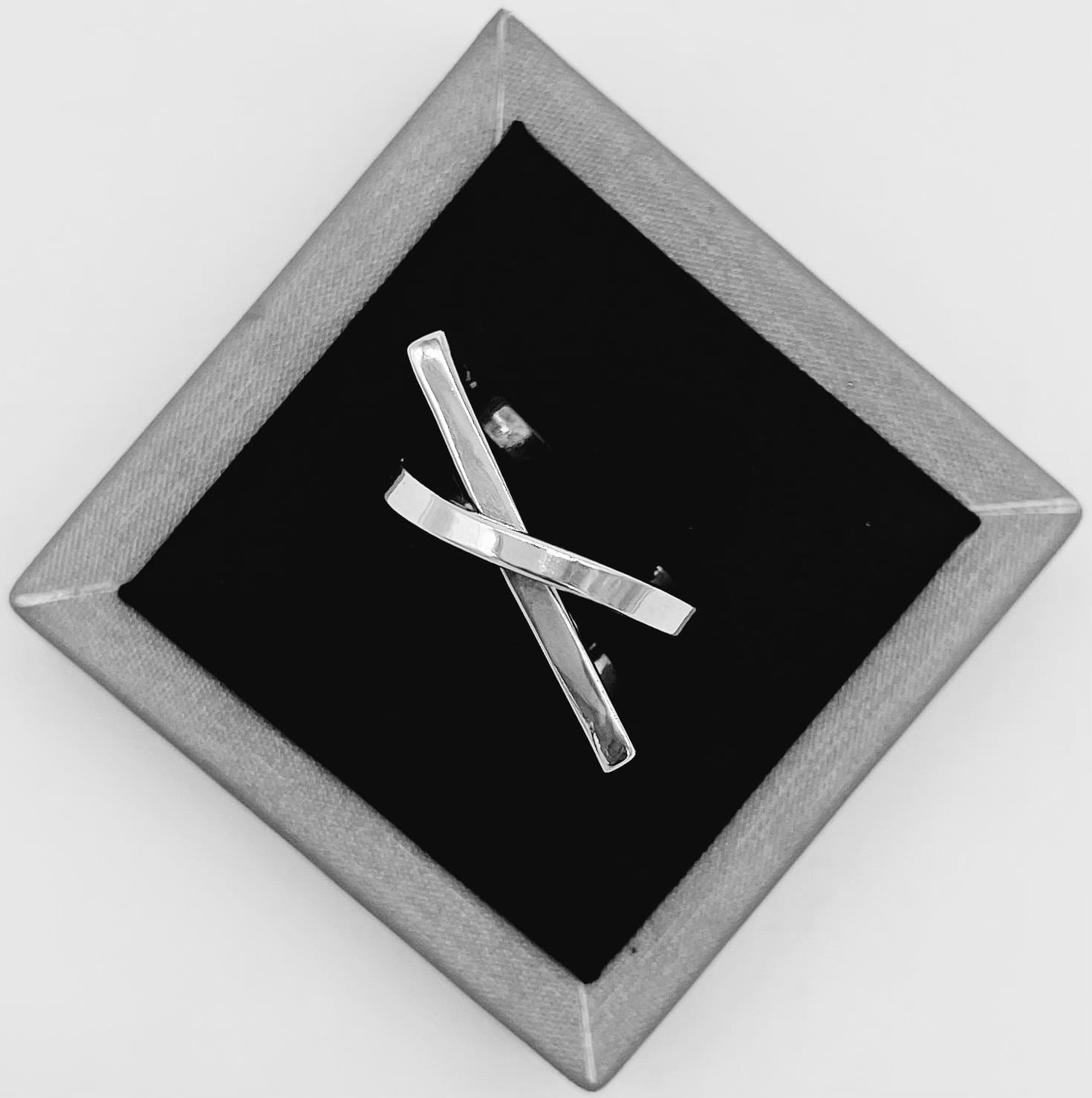 Anillo Plata Ley 925 ., vista frontal