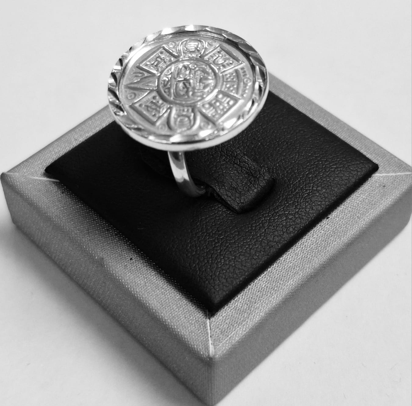Anillo Azteca en Plata Ley 925, sello de autenticidad Plata Ley .925