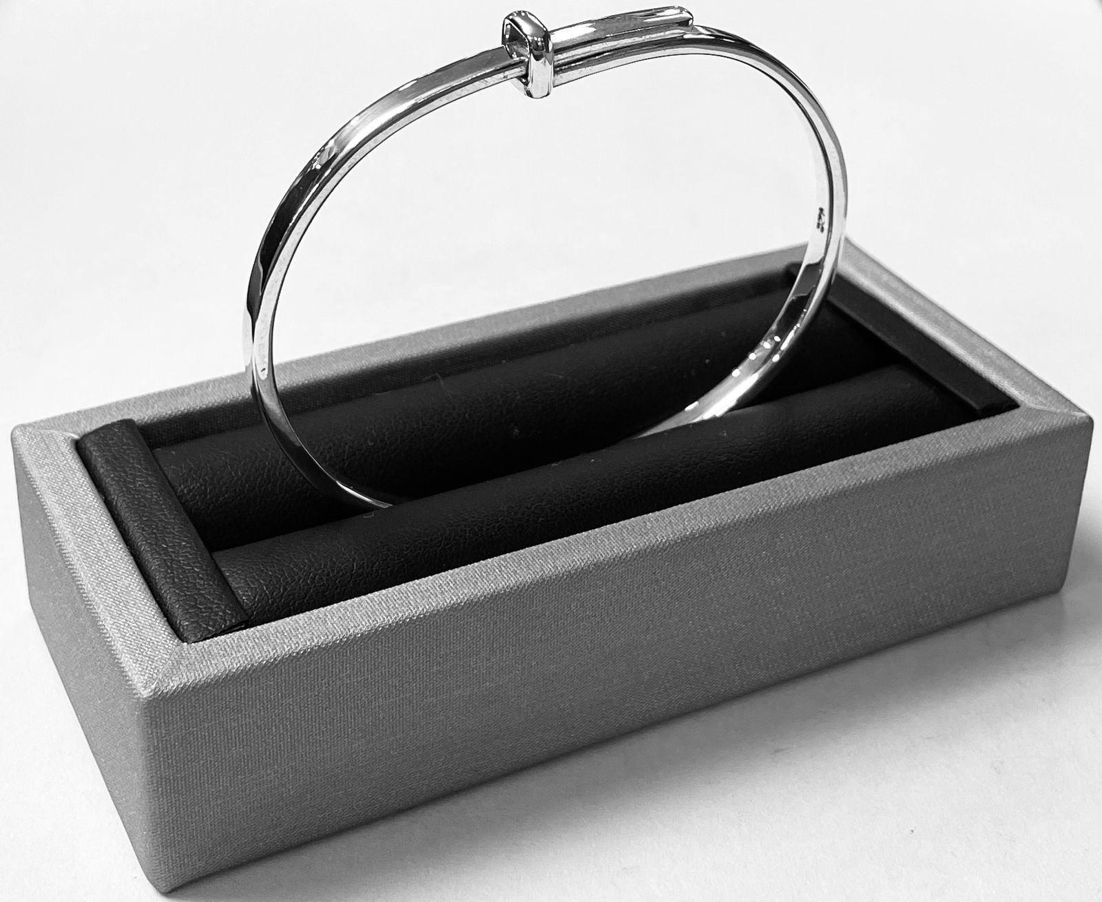 Brazalete en Plata Ley 925, vista frontal