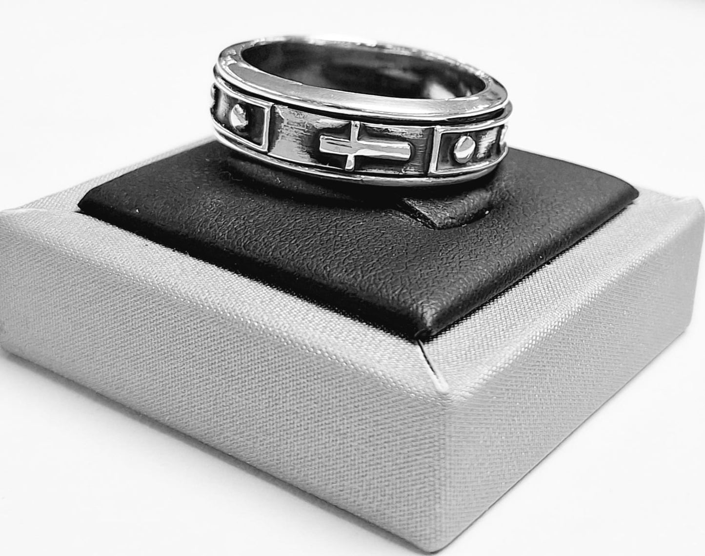 Anillo Anti Ansiedad en Plata Ley 925, sello de autenticidad Plata Ley .925