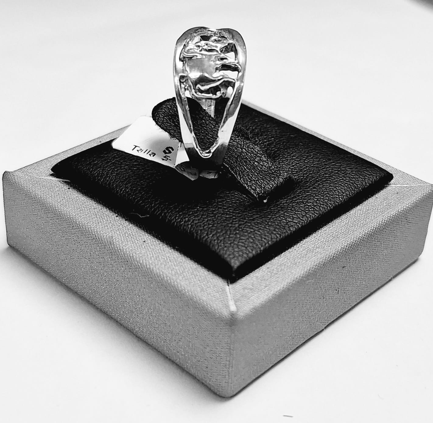 Anillo Elefante en Plata Ley 925, vista frontal