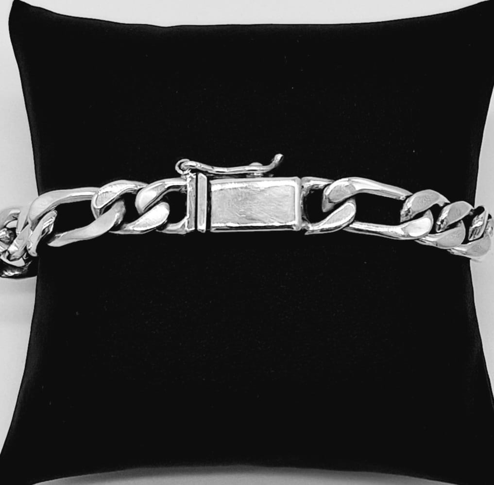 Pulsera Tipo Cartier en Plata Ley 925, vista frontal