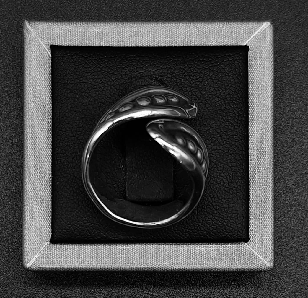 Anillo Plata Ley 925 , Vintage, vista frontal