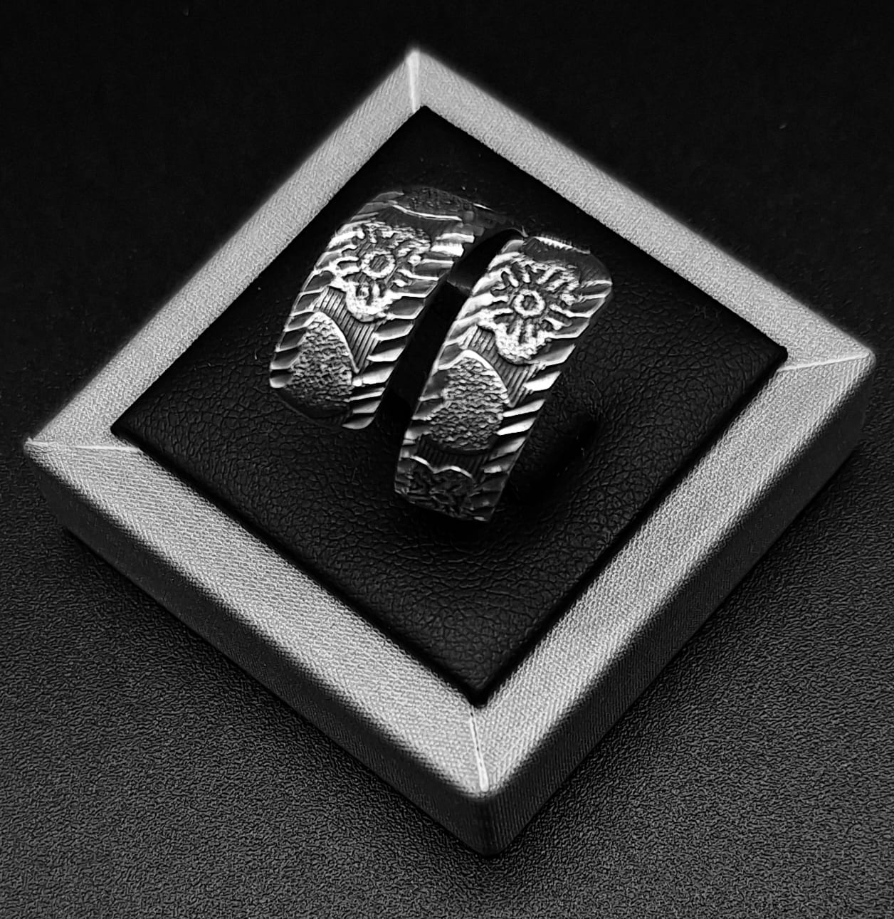Anillo Plata Ley 925, Vintage, vista frontal