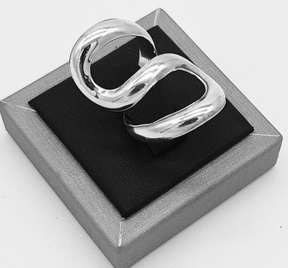 Anillo Plata Ley 925 ., vista frontal