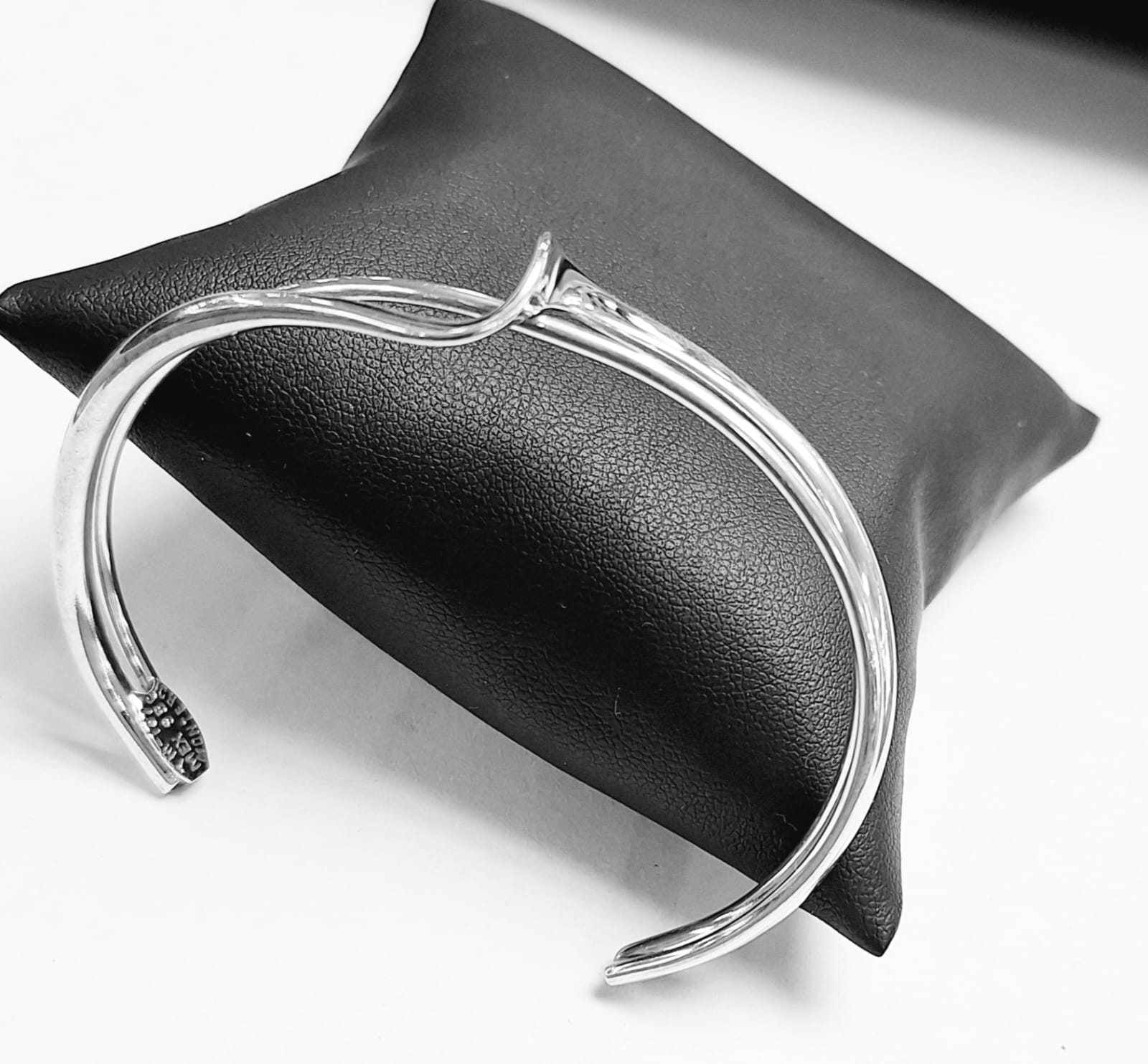 Brazalete en Plata Ley 950, vista frontal