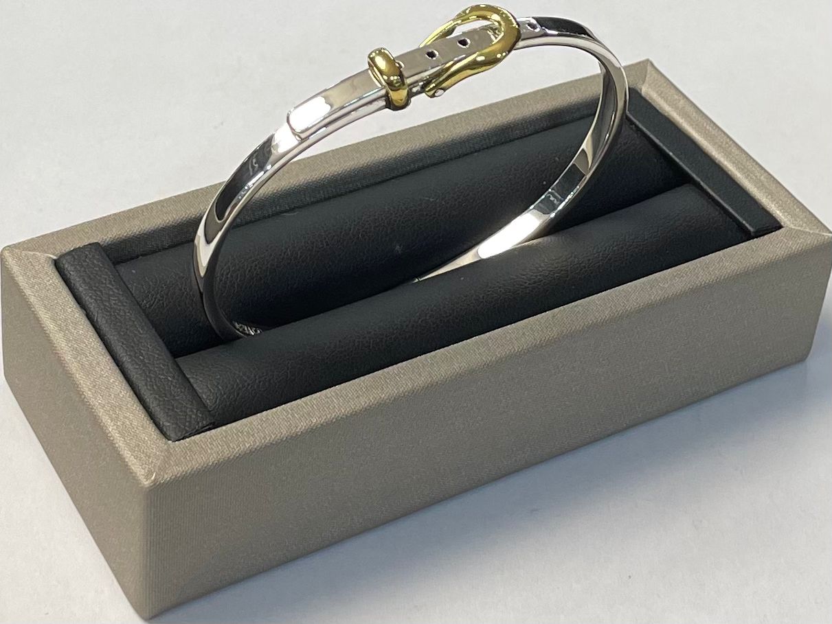 Brazalete en Plata Ley 925, vista frontal