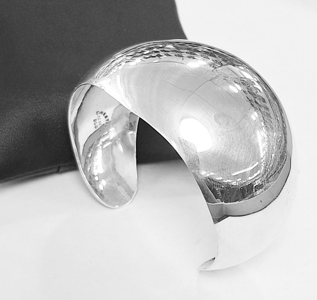 Brazalete en Plata Ley 950, vista frontal