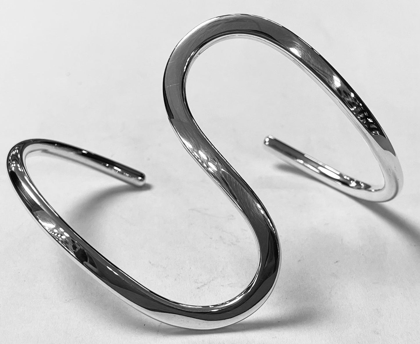 Brazalete en Plata 925, vista frontal
