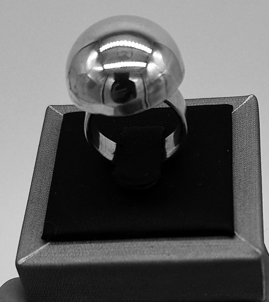 Sello de ley en el interior del anillo plata ley 925