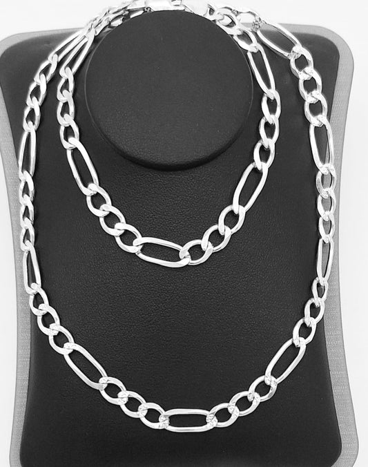 Sello de ley en el interior del cadena tipo cartier en plata ley 925