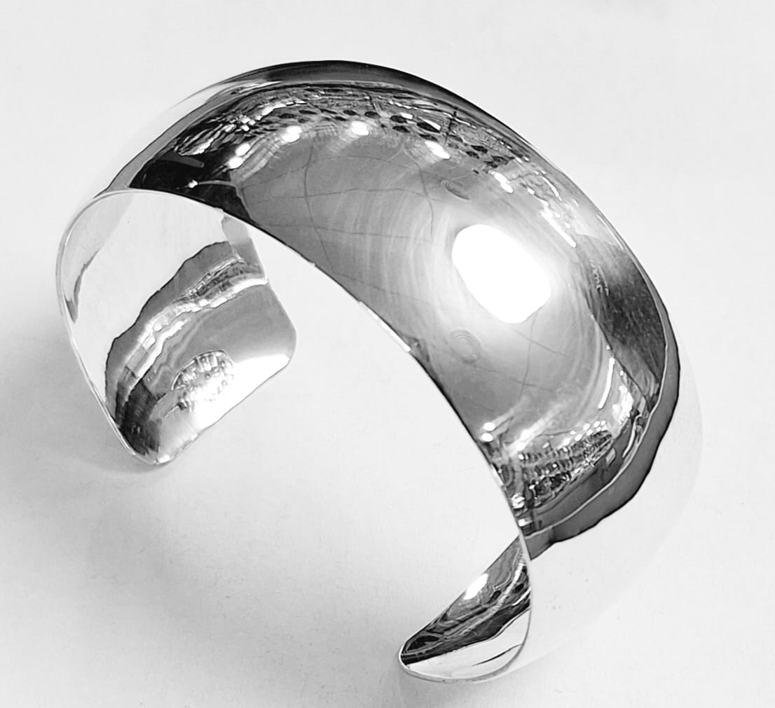 Brazalete en Plata Ley 950, vista frontal