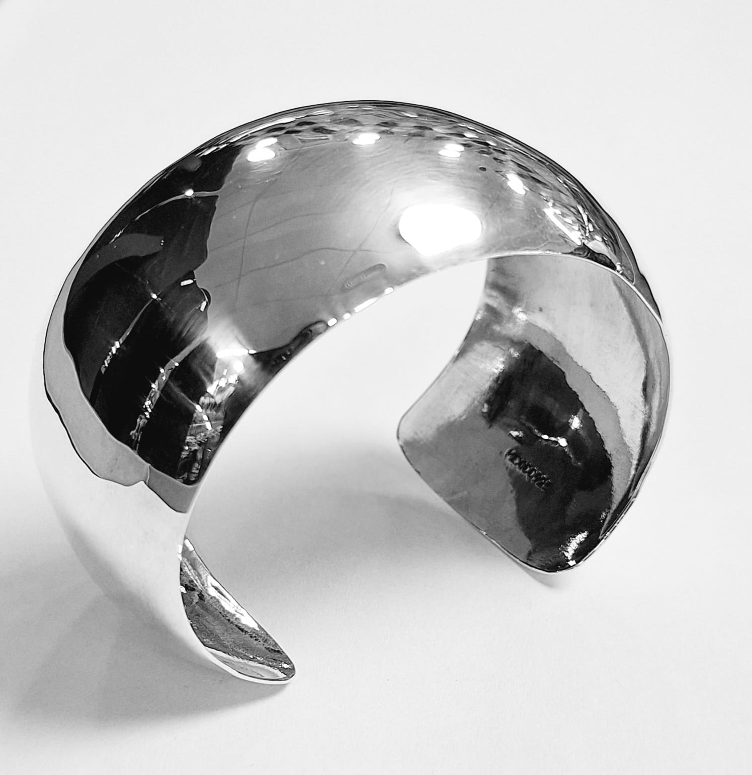 Brazalete en Plata Ley 925, vista frontal