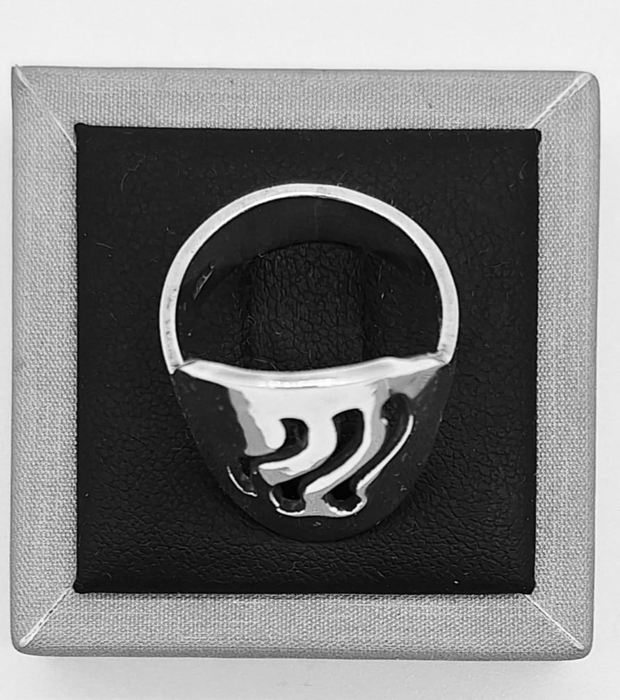 Anillo Plata Lisa 925., sello de autenticidad Plata Ley .925