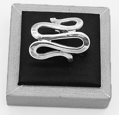 Anillo Plata Ley 925., vista frontal