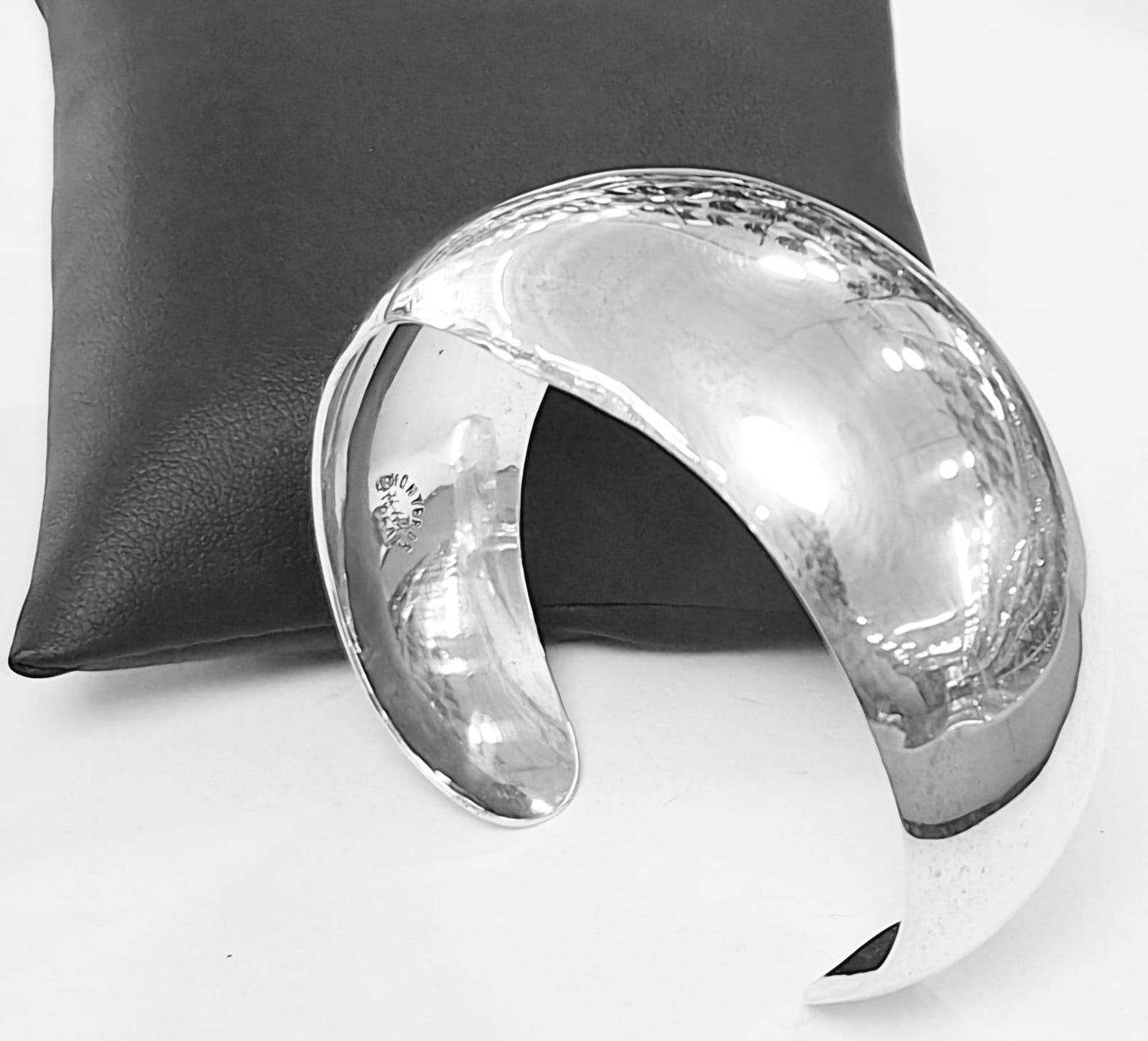 Brazalete en Plata Ley 950, vista frontal