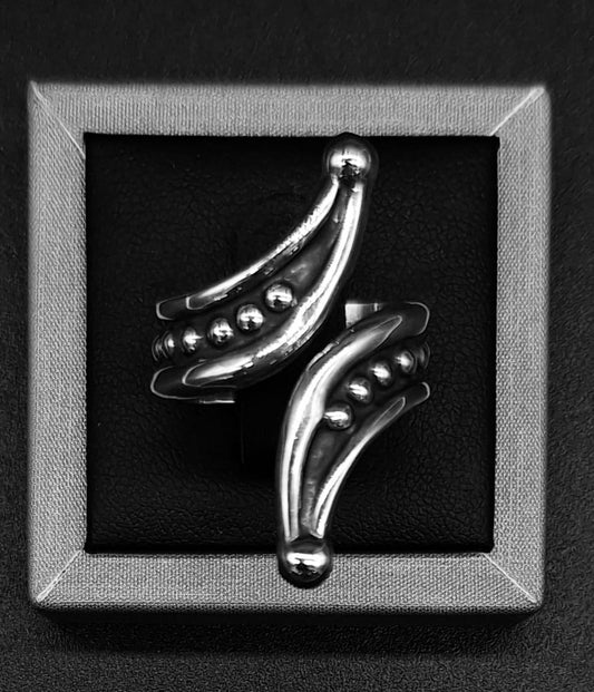 Sello de ley en el interior del anillo plata ley 925 , vintage