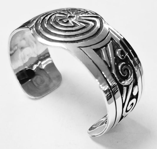 Sello de ley en el interior del brazalete jopi en plata ley 925
