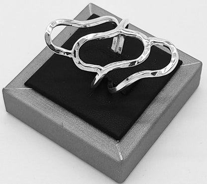 Anillo Plata Ley 925., vista frontal
