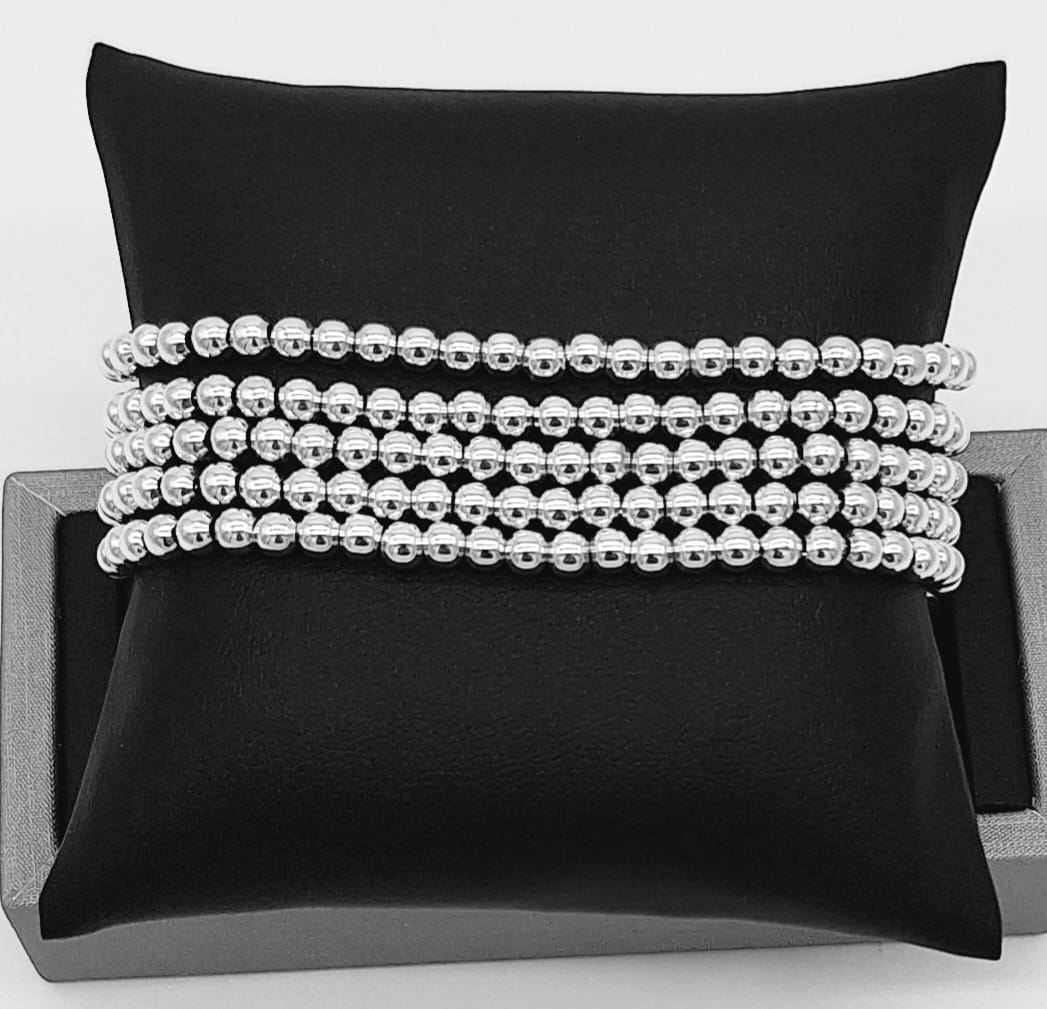 Conjunto de Plata Ley 925, vista posterior