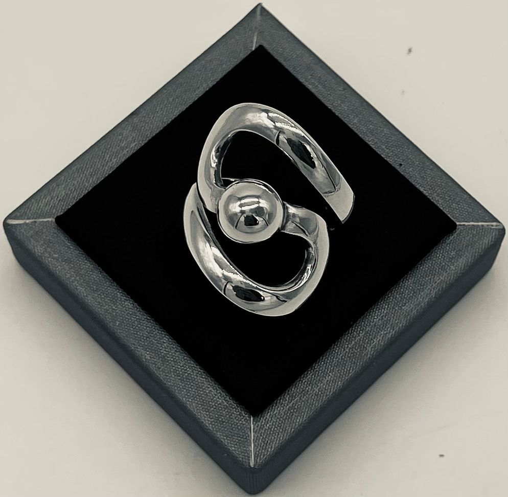 Anillo Plata 925, vista frontal