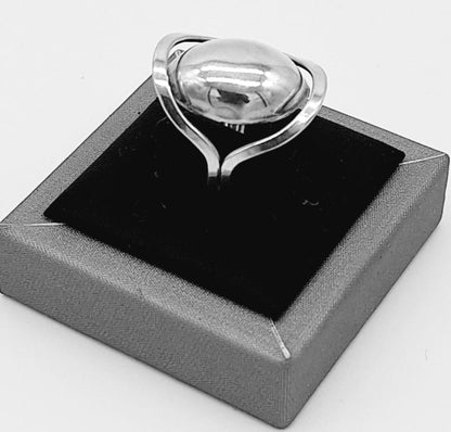 Anillo Plata Ley 925, vista frontal