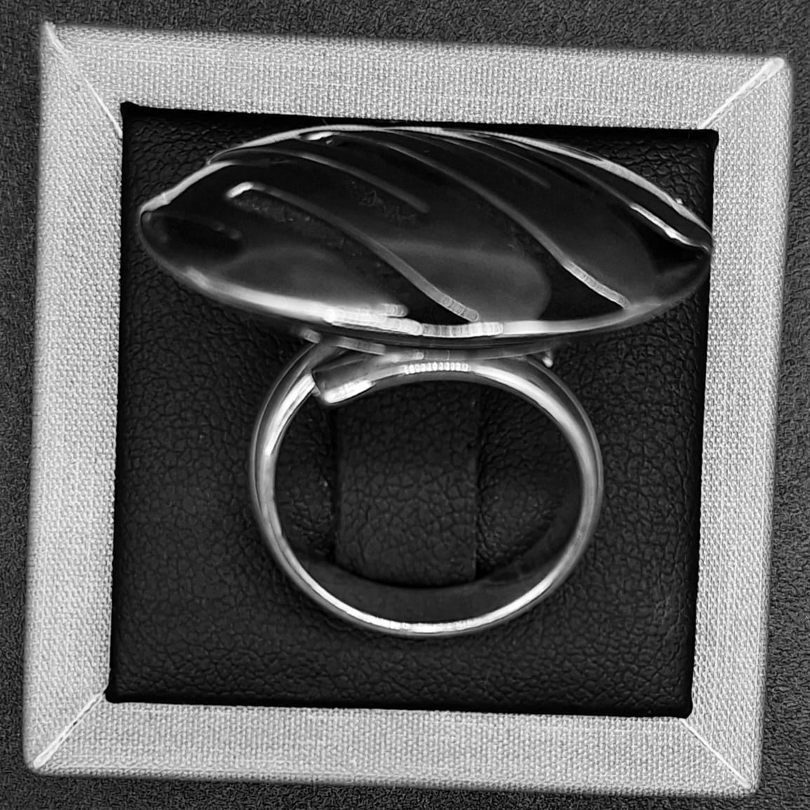 Sello de ley en el interior del anillo plata ley 925