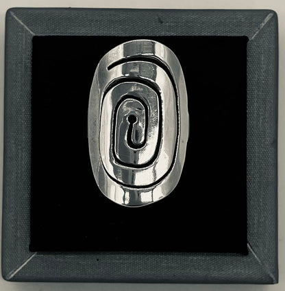 Sello de ley en el interior del anillo plata ley 925