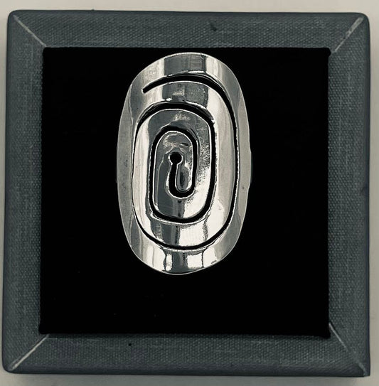 Sello de ley en el interior del anillo plata ley 925