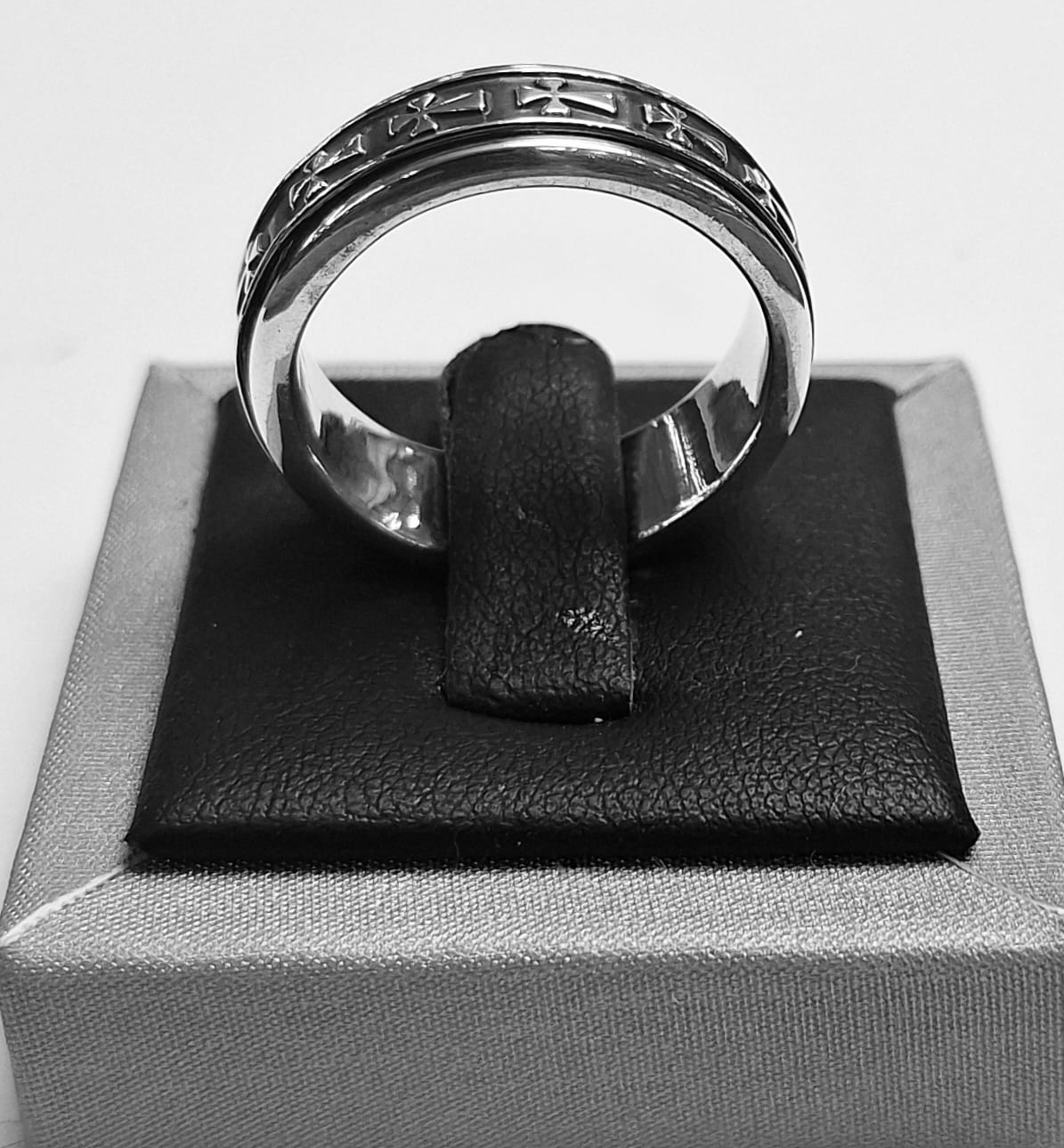 Anillo Anti Ansiedad en Plata Ley 925, sello de autenticidad Plata Ley .925