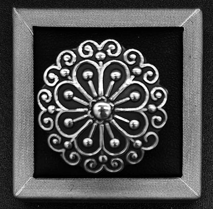 Anillo Plata Ley 925, Vintage, vista frontal