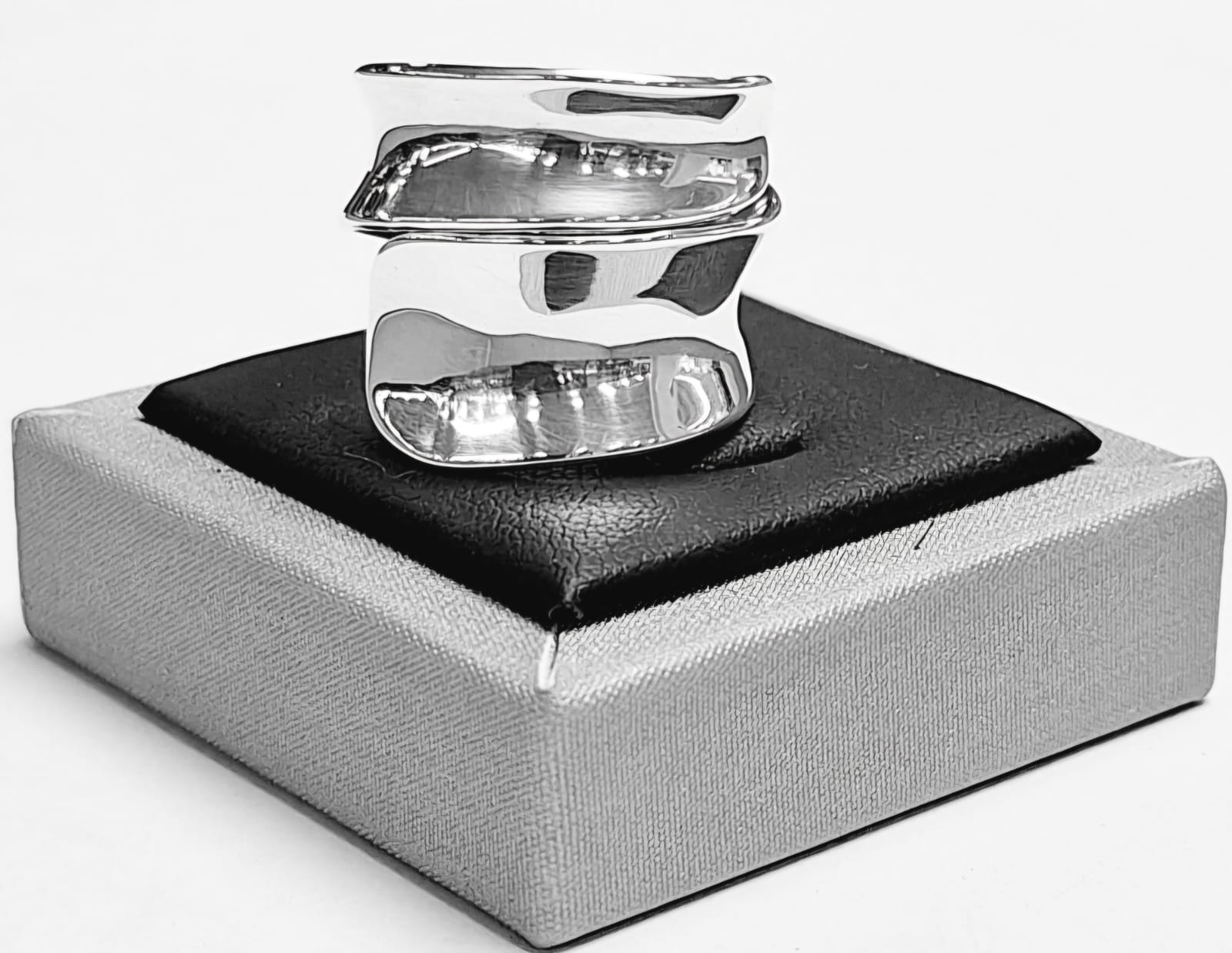 Anillo en Plata Ley 925, vista frontal