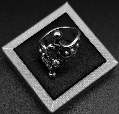 Anillo Plata Ley 925, Vintage, sello de autenticidad Plata Ley .925