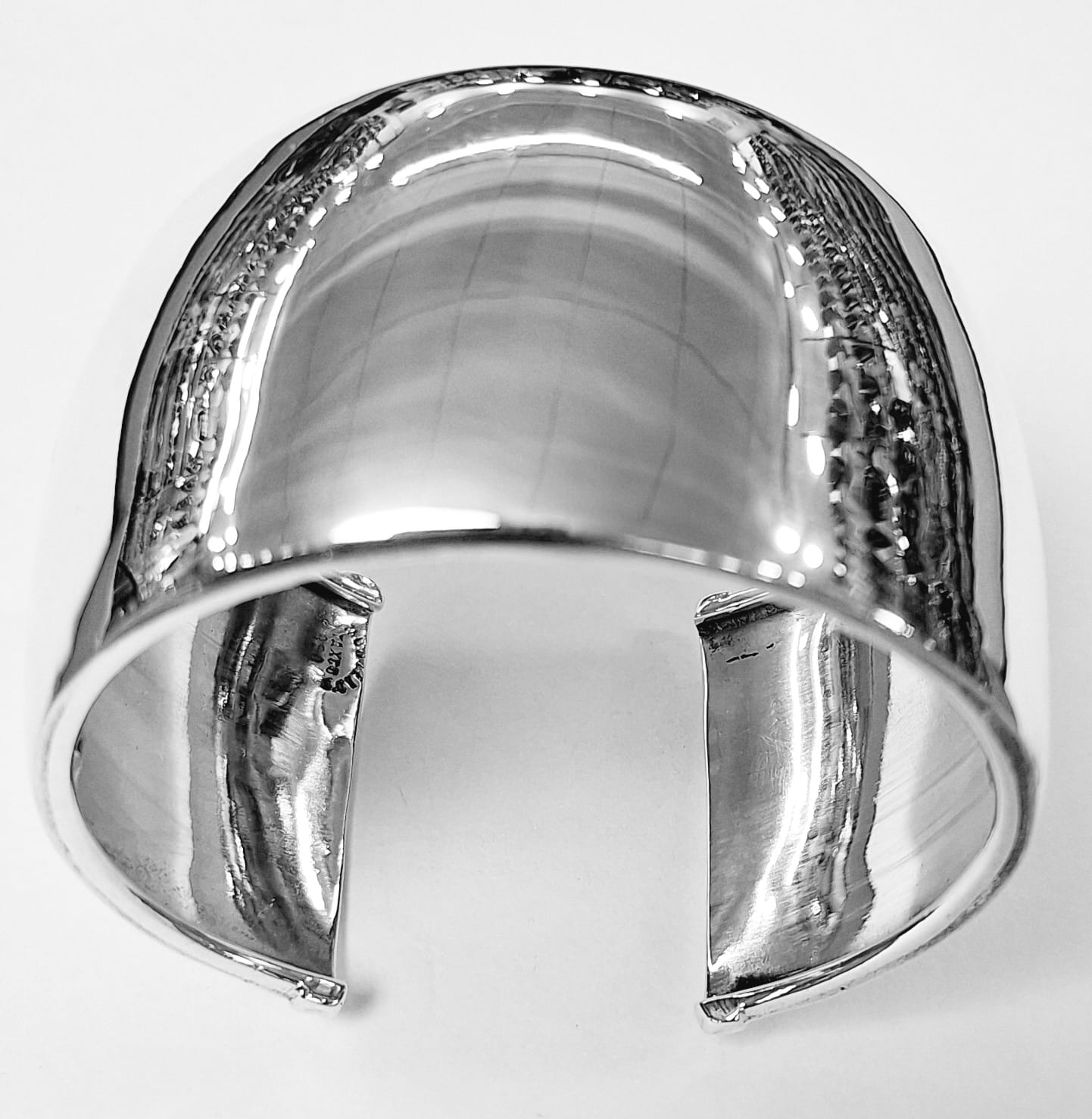 Brazalete en Plata Ley 925, vista frontal