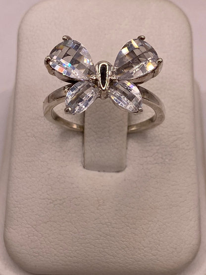 Anillo Mariposa Brillante con Zirconias en Plata Ley 925 — imagen 9