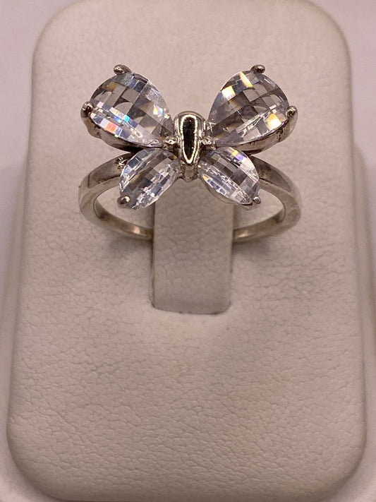 Anillo Mariposa Brillante con Zirconias en Plata Ley 925 — imagen 9