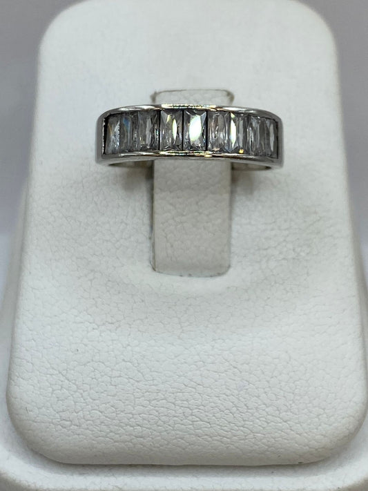 Anillo con Zirconias en Plata 925 — imagen 9