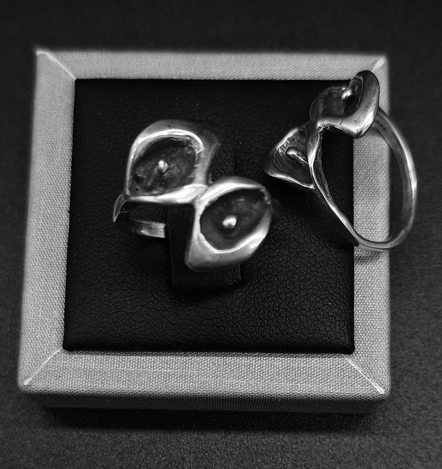 Anillo Alcatraz en Plata Ley 925., sello de autenticidad Plata Ley .925