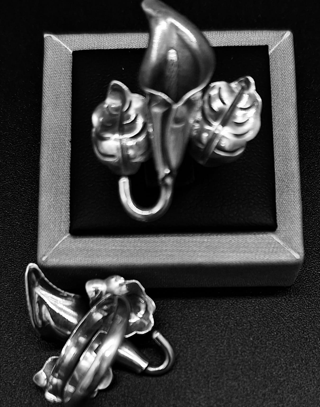 Anillo Alcatraz en Plata Ley 925, sello de autenticidad Plata Ley .925