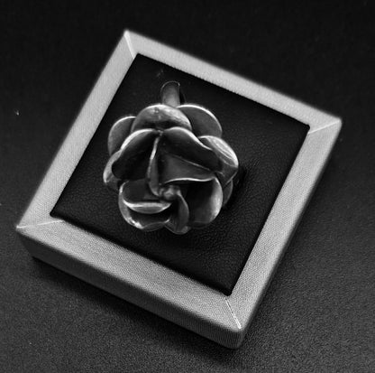 Anillo Plata Ley 925 , Rosa, sello de autenticidad Plata Ley .925