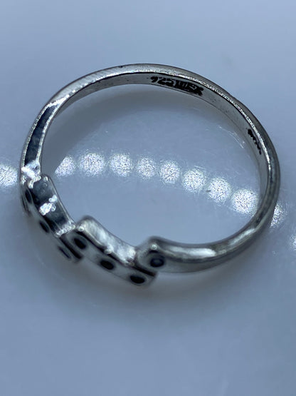 Anillo de Plata Circonia Blanca Minimalista — Solitario Elegante — foto 5