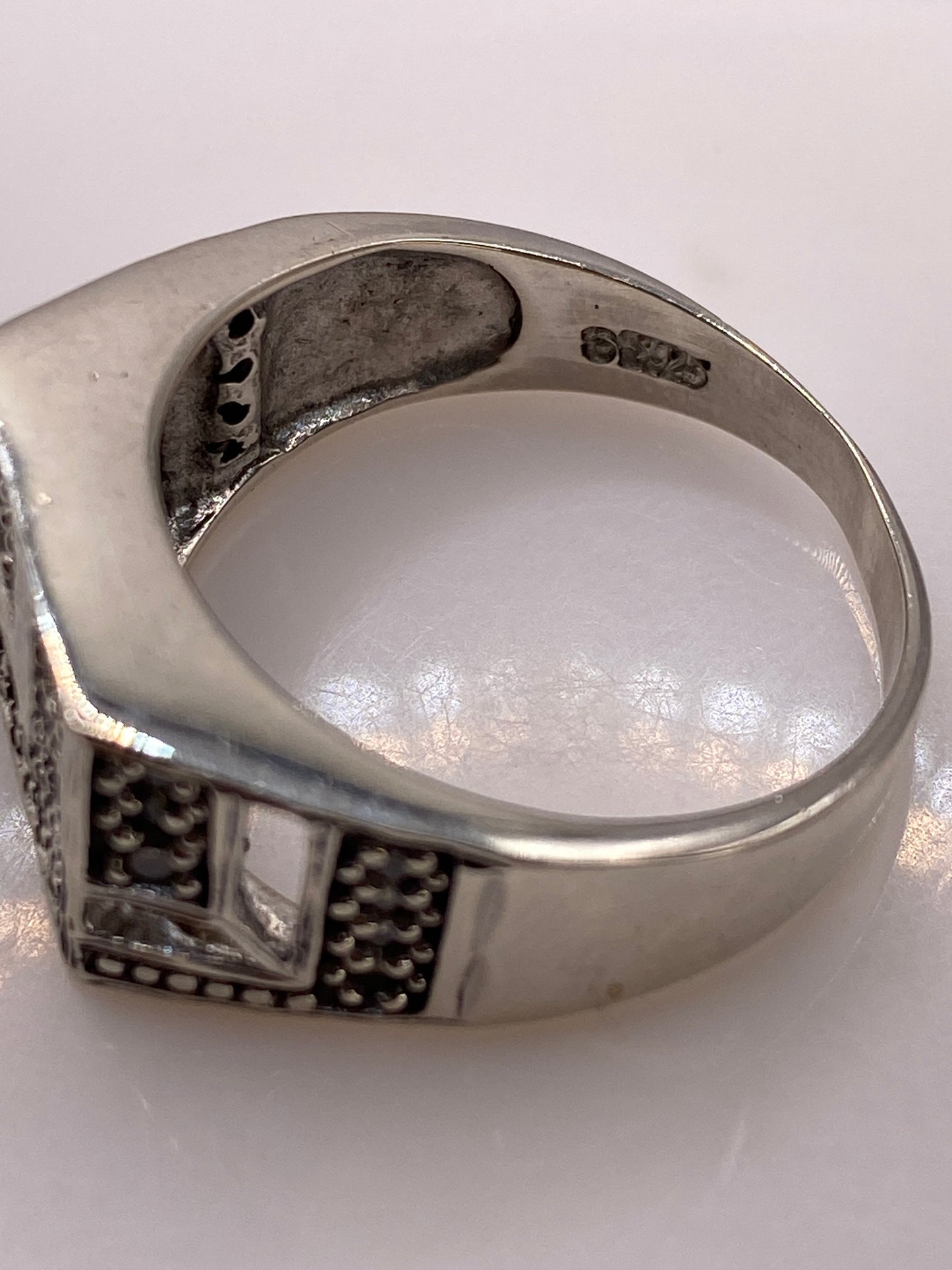 Anillo de Plata Solitario con Circonia — Hombre Formal — foto 5